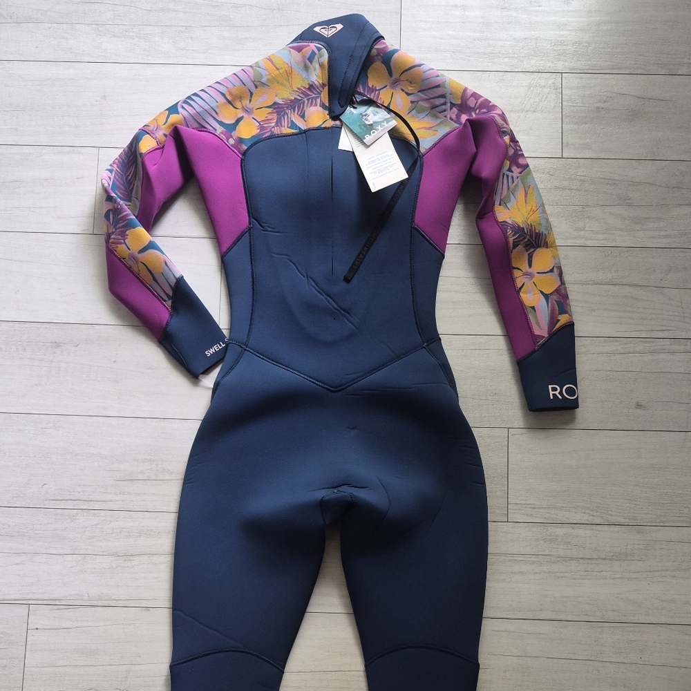 ROXY NEW 4/3 Swell Series GBS Back Zip Surf Wetsuit - Picture 7 of 14